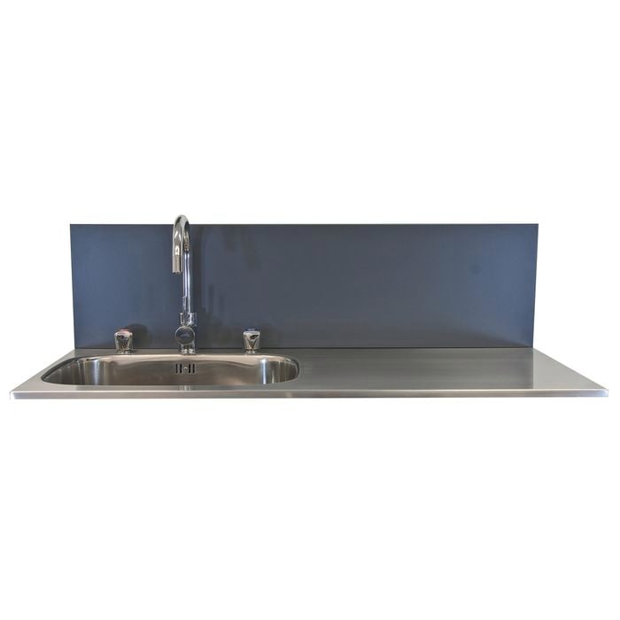 Dissco Laundry Splashback 1120x300mm Grey