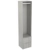 Lugna 2048 x 450 x 380mm Mist Hanging 2 Drawer Storage Cabinet