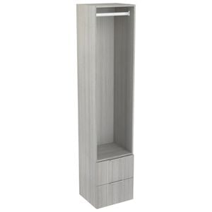 Lugna 2048 x 450 x 380mm Mist Hanging 2 Drawer Storage Cabinet