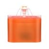 Yes4pets Dog Cat Water Feeder Automatic Electric Pet Water Fountain  Bowl Dispenser W Led Orange