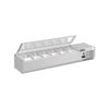 Polar G-series Countertop Prep Fridge With Lid 6x 1/4gn - Countertop Prep Fridges (da680-a)