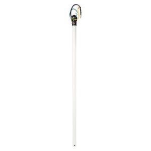 HPM 1500mm White J Hook Ceiling Fan Downrod