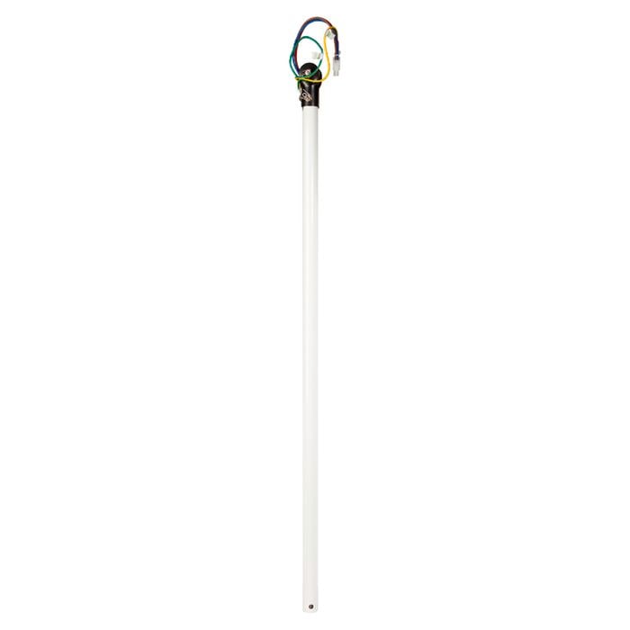 HPM 1500mm White J Hook Ceiling Fan Downrod