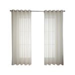 Windoware 180 x 223cm Natural Renzo Eyelet Sheer Curtain
