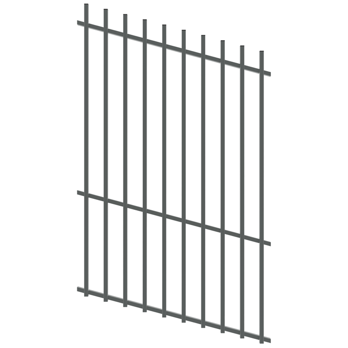 ProtectorAl 350 - 1200 x 1800mm Monument Raked Up to 15º Batten Pool Fence Panel