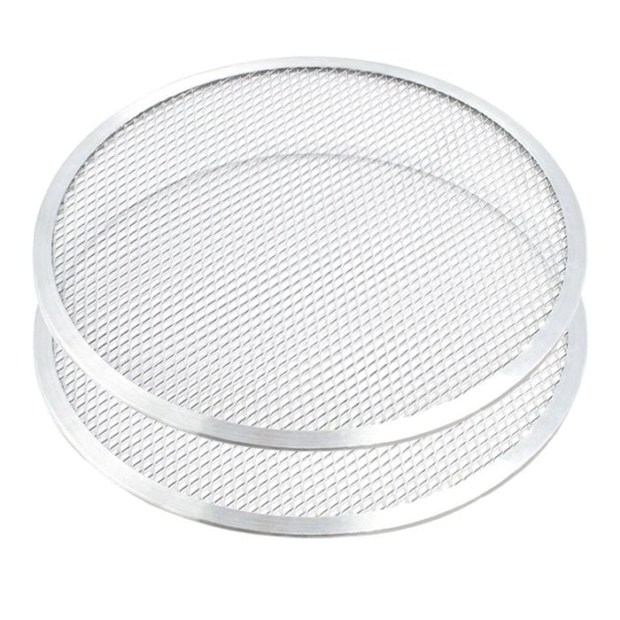 SOGA 2 Pack 9 Inch Round Aluminium Non-Stick Pizza Screens
