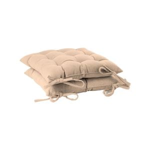 Harbour Housewares Square Dining Chair Seat Cushions - Pack Of 2