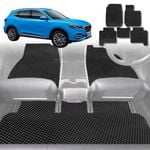 6D Diamond Car Floor Mats for MG HS 2018-Current-Full Set-Black-Outback GT