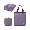 KOELE Purple Shopper Bag Tote Bag Foldable Travel Laptop Grocery KO-SHOULDER