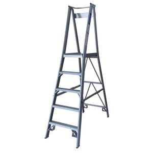Indalex 1.5m 180kg Pro Series Industrial Aluminium Platform Ladder