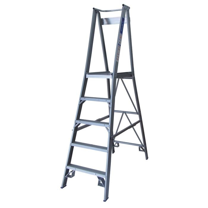 Indalex 1.5m 180kg Pro Series Industrial Aluminium Platform Ladder