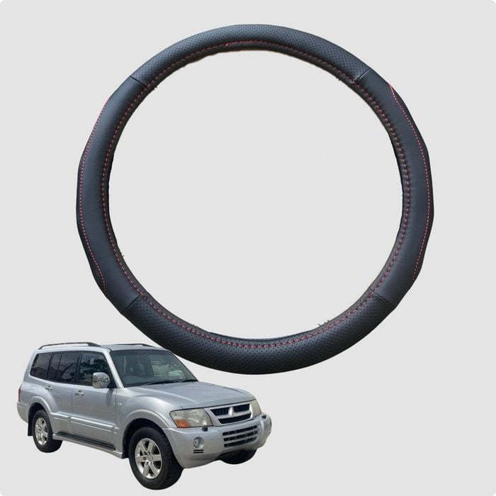 Steering Wheel Cover for Mitsubishi Pajero 2000-2006 (NM NP) 38CM | Circle