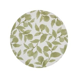 Madras Link Riviera Round Placemat Set of 4 Green