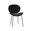 Modern Furniture ORMER Dining Chair 82x43cm- Black Velvet