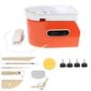 Provecta 1200w 25cm Electric Pottery Wheel Machine With Lcd & Foot Pedal – Orange