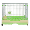 Yes4pets Medium Pet Dog Cat Rabbit Cage Crate Kennel With Potty Tray And Wheel 76x53x62cm