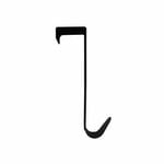 Adoored Black Over-The-Door Deco Hook
