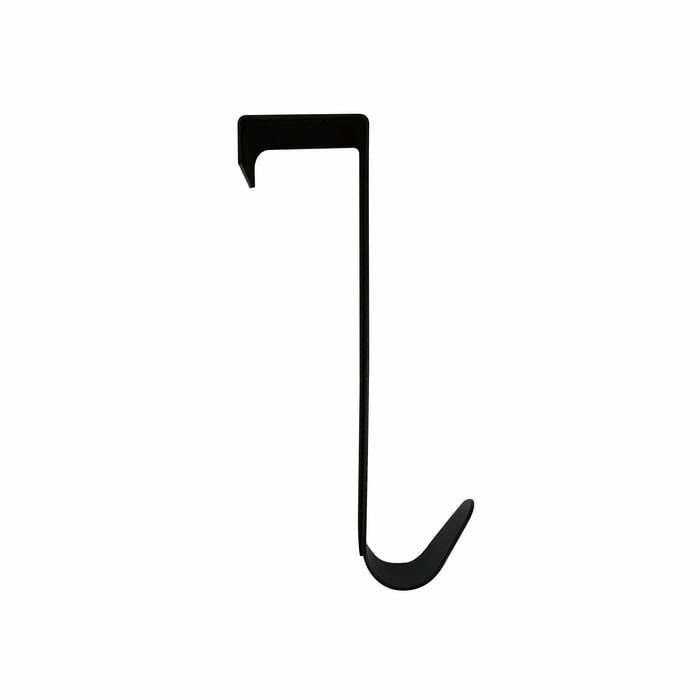 Adoored Black Over-The-Door Deco Hook