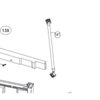 Dishwasher Water Inlet Hose 4055902045, suits Westinghouse