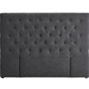 Rakel Linen Headboard Black - King