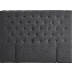 Rakel Linen Headboard Black - King