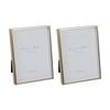 2PK SS Collective Matte Gold Finish Luxurious Rectangle Photo Frame 4x6