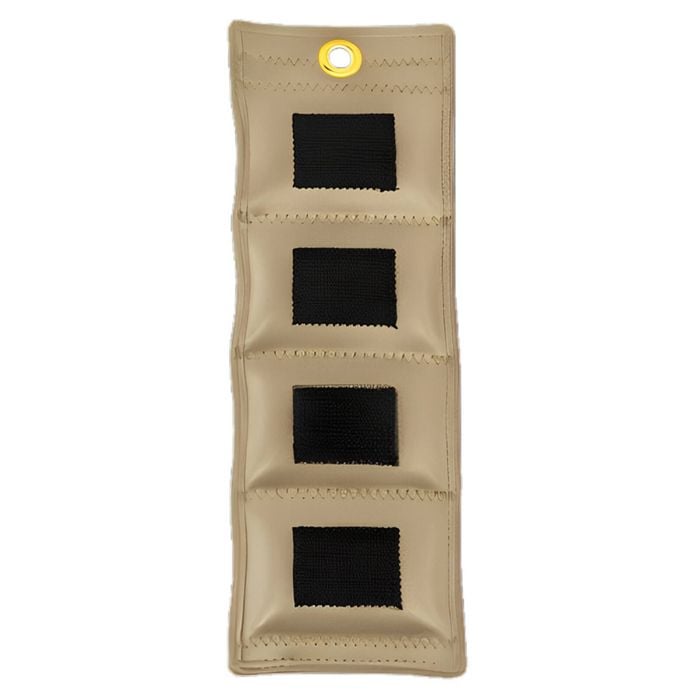 Vinyl Cuff Weight - Adjustable Home Gym Weights - 1x 3kg Beige