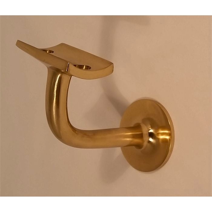 Miles Nelson Bannister Bracket Brass