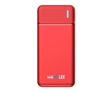 Maxxlee 10000mAh Slim Power Bank USB Backup External Battery Charger iPhone Android Mobile