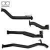 Ignite Exhausts Turbo Back For Toyota Landcruiser 76 Series Wagon 3" No Cat & Hotdog 409 Stainless Steel