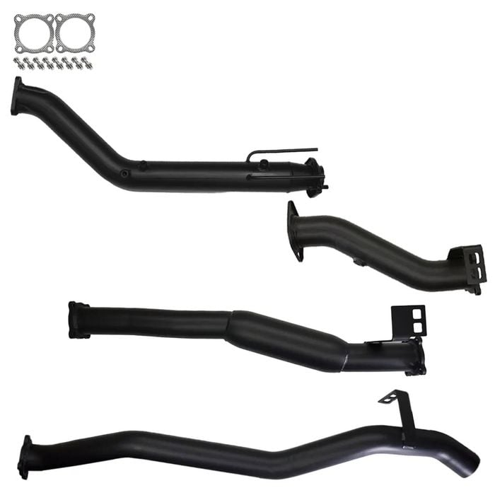 Ignite Exhausts Turbo Back For Toyota Landcruiser 76 Series Wagon 3" No Cat & Hotdog 409 Stainless Steel