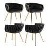 4x Artiss Dining Chairs Black