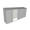 Build-a-Shed 0.8 x 4.5 x 2m Skillion Double Sliding Side Door Shed - Zinc