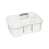 Seymours White Large Divided Kitchen Caddy
