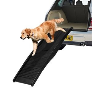 Pawz Dog Ramp Foldable Portable Pet Car Suv Steps Lightweight Ladder