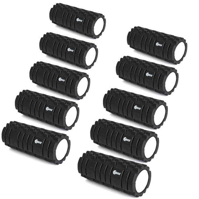 SMAI Foam Roller  - Trigger Point 3D - Bulk 10 Pack - Black