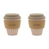 2pk Ecology Wander Coffee Tumbler Carry Cup 300ml Pink