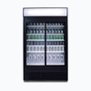 Bromic Upright Display Fridge  - 945L - 2 Doors - Sliding - Flat Glass - Lightbox