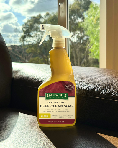 Brand page - Oakwood - 2. OP233E OAKWOOD Leather Care Deep Clean Soap 500mL