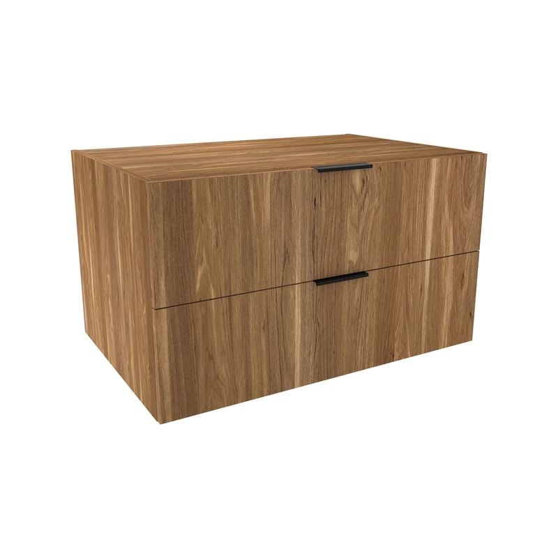 Lugna 512 x 900 x 580mm Cove 2 Drawer Storage Cabinet