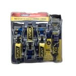 Grunt 38mm x 5m Ratchet Tie Down Set - 4 Pack