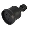 Deta 10Amp Extension Socket - Black