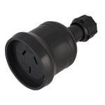 Deta 10Amp Extension Socket - Black