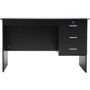 Redfern 1200mm Study Desk with 3 Drawer - Black