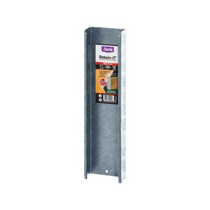 Jack 75 x 450mm End Post Galvanised Steel Retain It Sleeper Upright