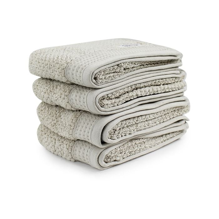 4pc Onkaparinga 45x65cm Avalon Hand Towel 550GSM Soft Sand