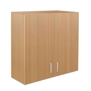 Flatpax Utility 600mm Rangehood Cupboard Woodgrain 