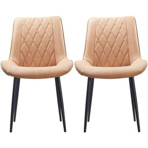Rina Dining Chairs Set of 2 - Rose Gold