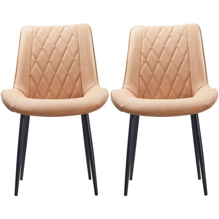 Rina Dining Chairs Set of 2 - Rose Gold