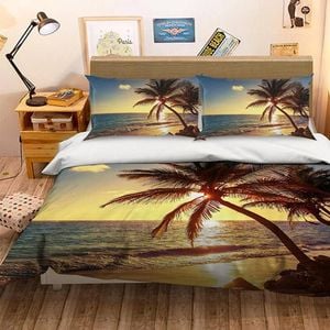 3D Sunset Coco 105 Bedding Set Pillowcases Quilt Duvet Cover Set Queen King
